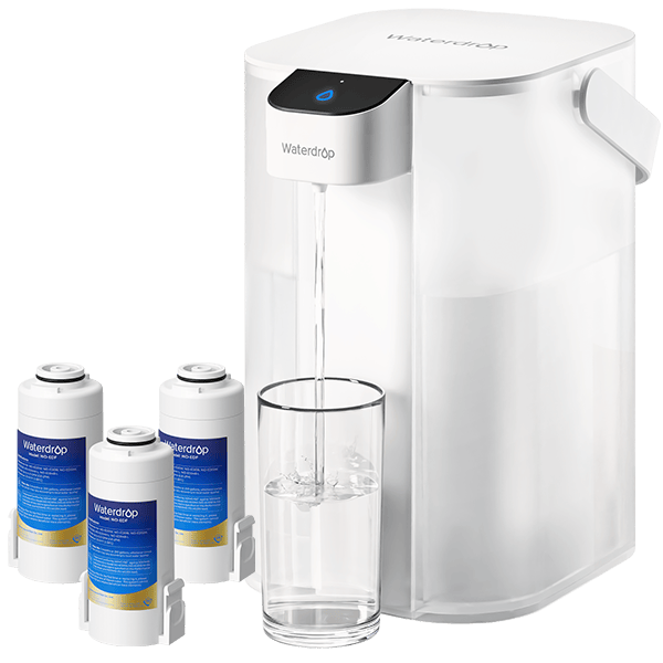 Waterdrop ED01W Countertop Electric Water Filter - 1 YEAR BUNDLE