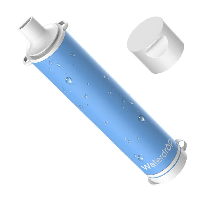 1 Micron Water Filter Straw - Removes 99.99% Of Bacteria (6-Pack)