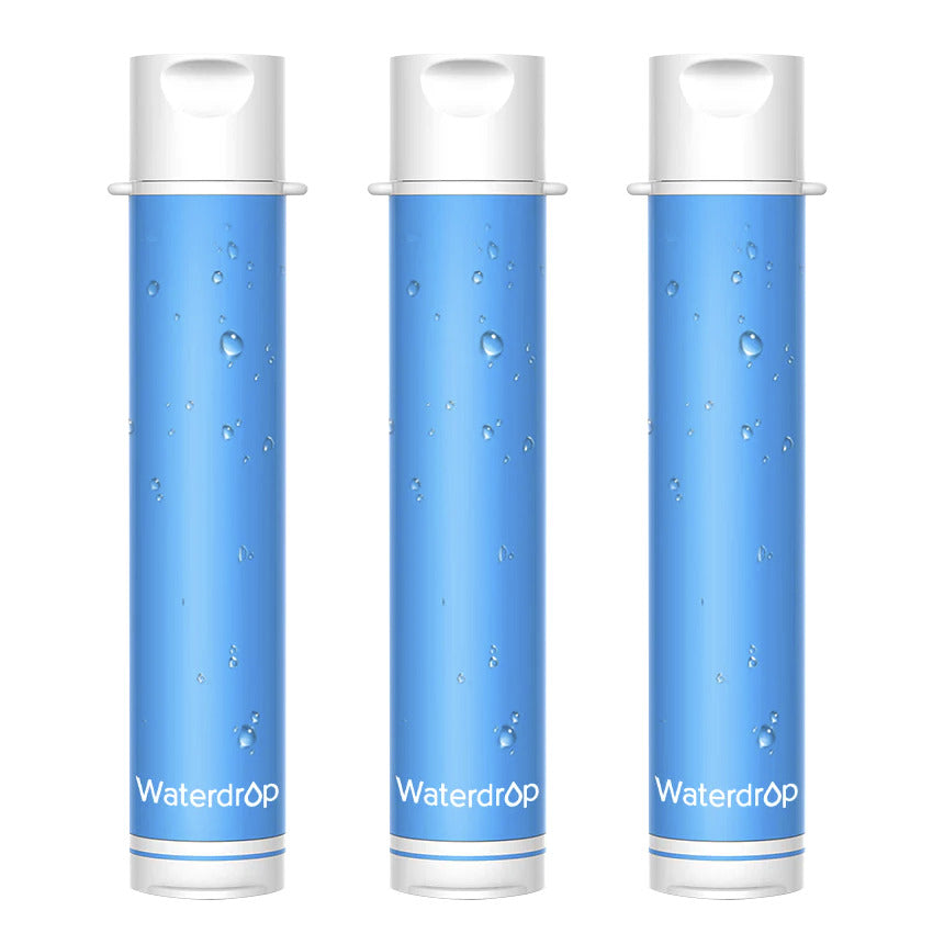 1 Micron Water Filter Straw - Removes 99.99% Of Bacteria (6-Pack)