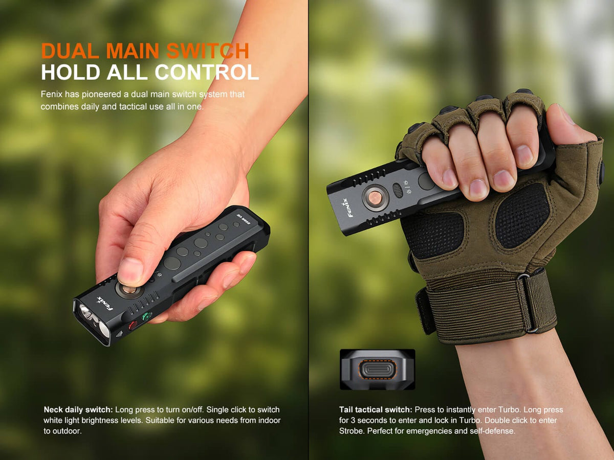 Fenix E08R UE Multi-Light EDC Flashlight With Red Light & Green Laser – photo 2 of 31