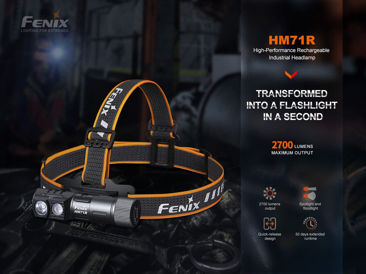 Fenix HM71R Rechargeable Industrial LED Headlamp – photo 6 of 22