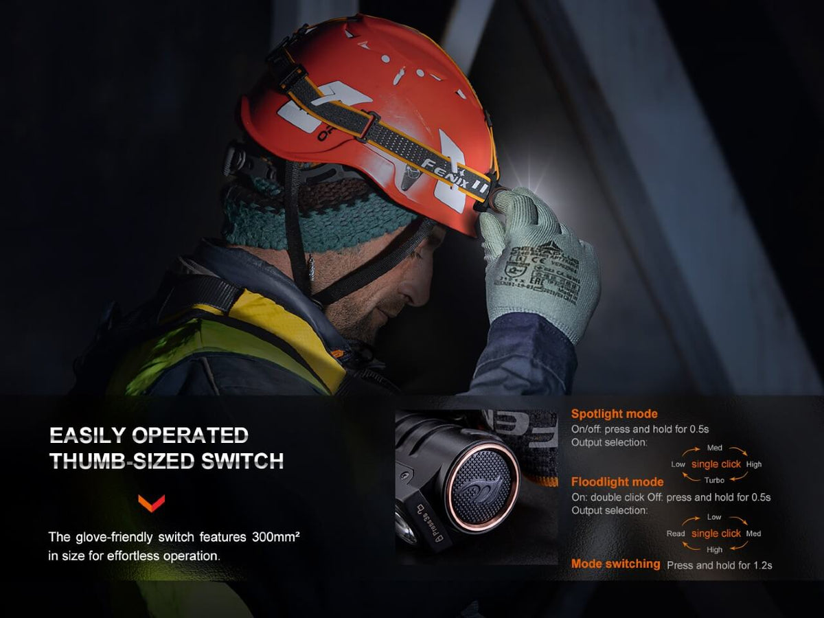 Fenix HM71R Rechargeable Industrial LED Headlamp – photo 3 of 22