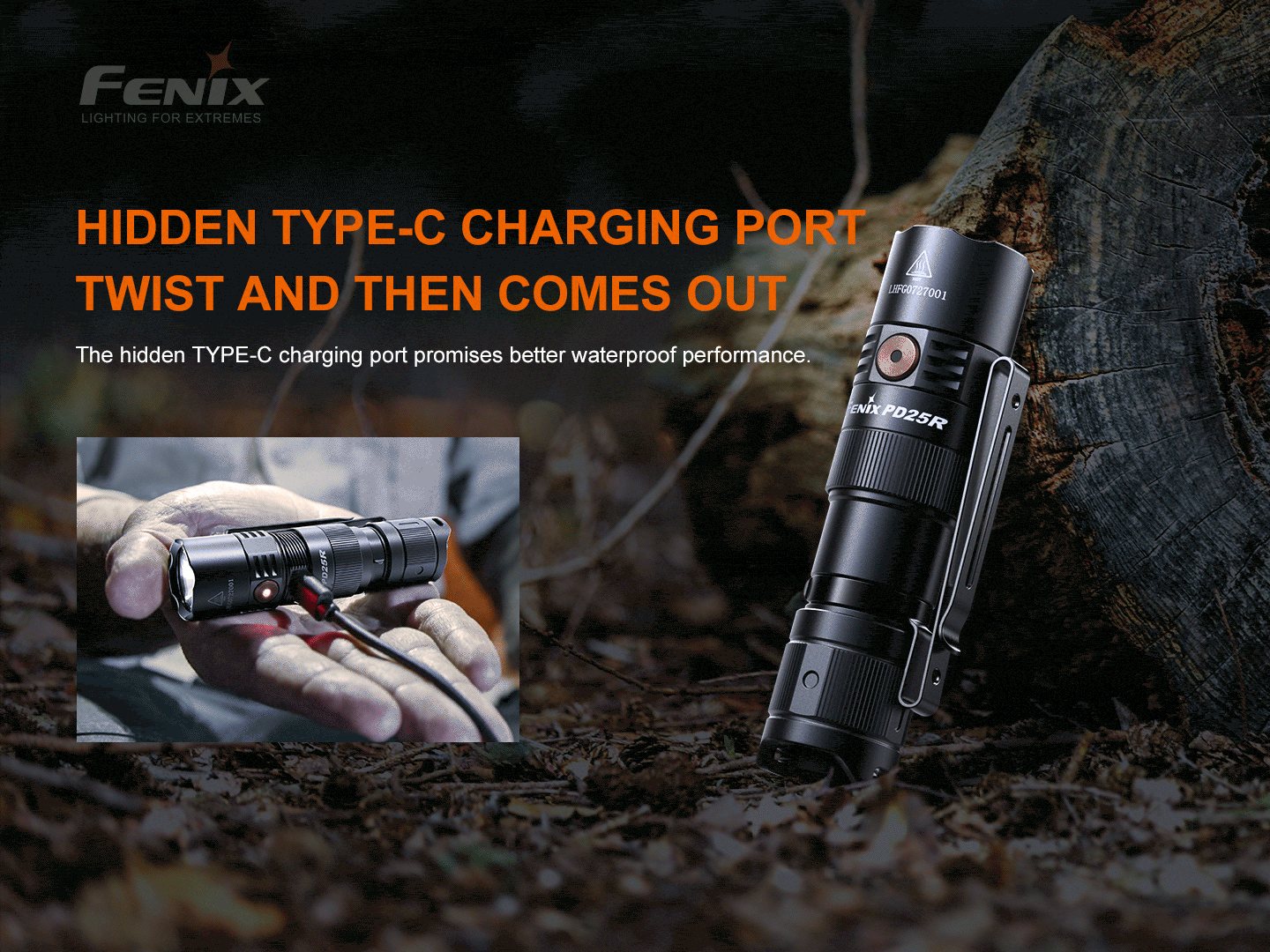 Fenix PD25R Rechargeable LED Flashlight