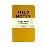 Kraft Graph Field Notes 3pack