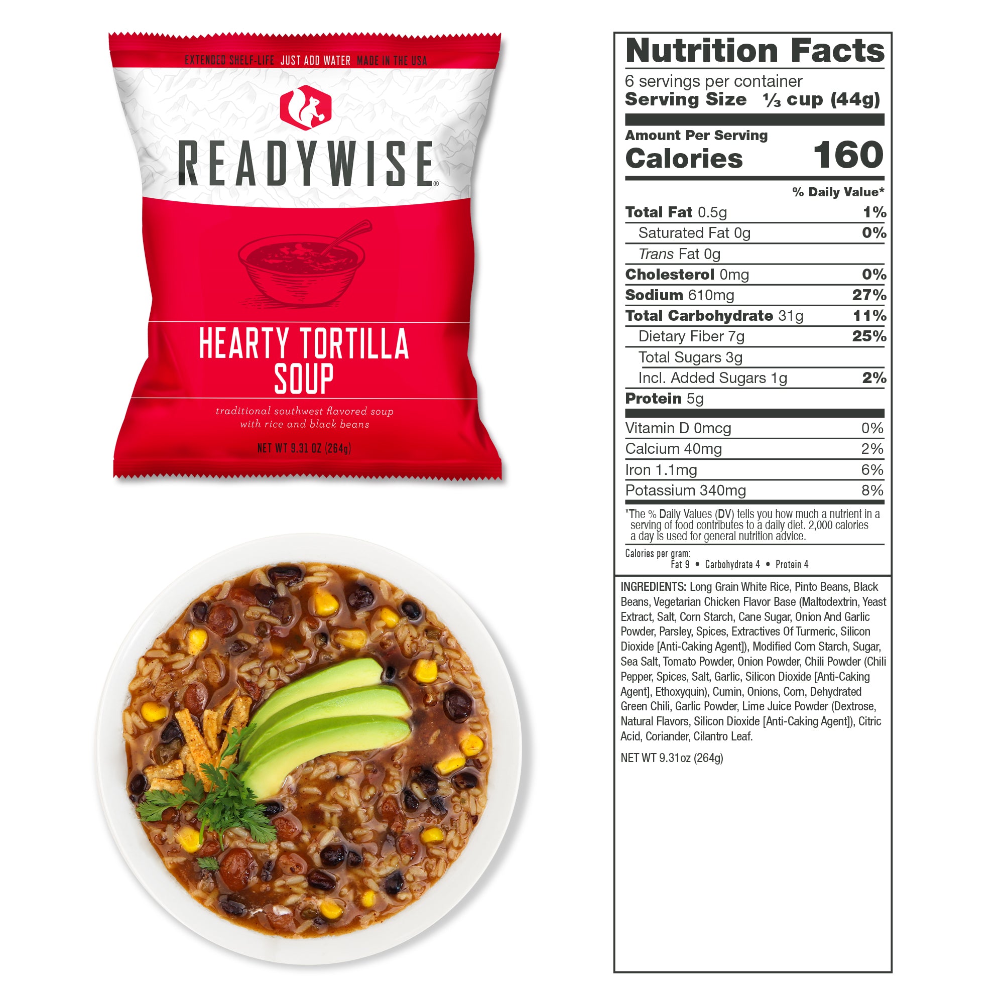 ReadyWise 3-Month Emergency Food Reserve – 720 Servings