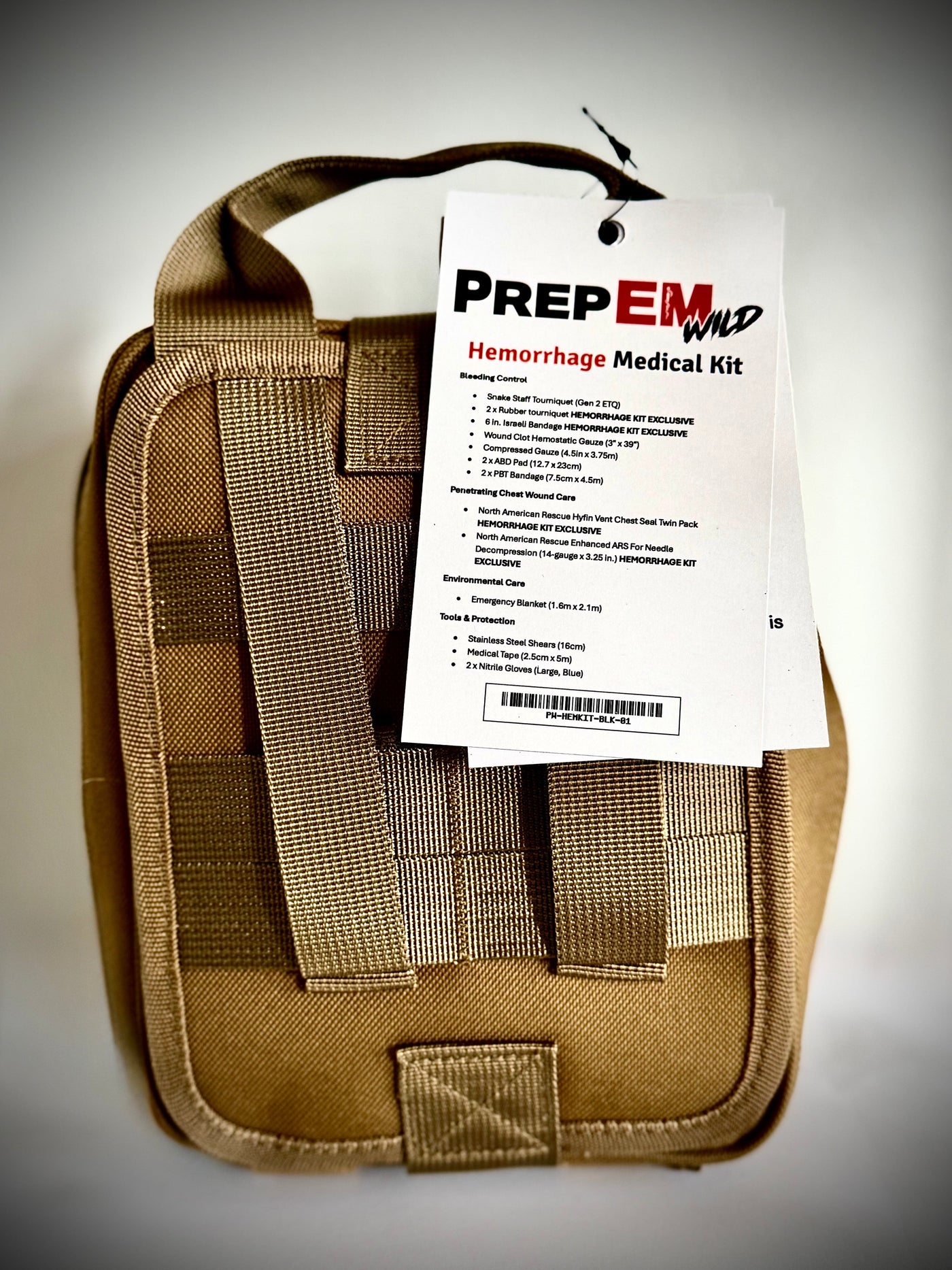 PrepEM Wild Hemorrhage Kit | Advanced Trauma & Bleeding Control