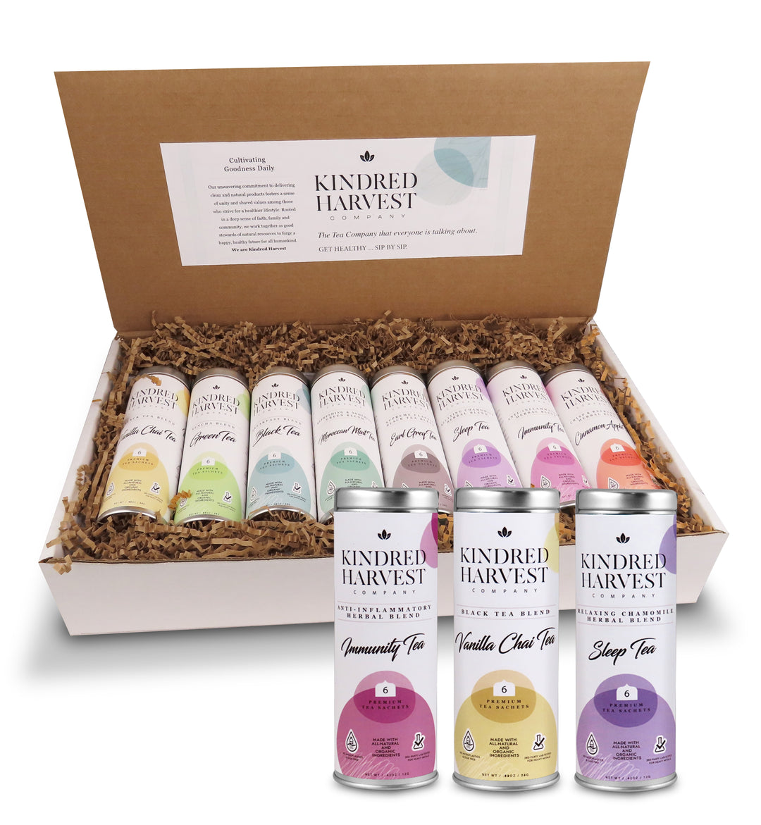 Sample Box -  6-Sachet Sample Tins