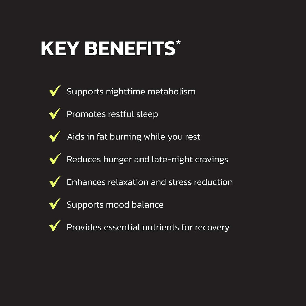 Night Time Fat Burner