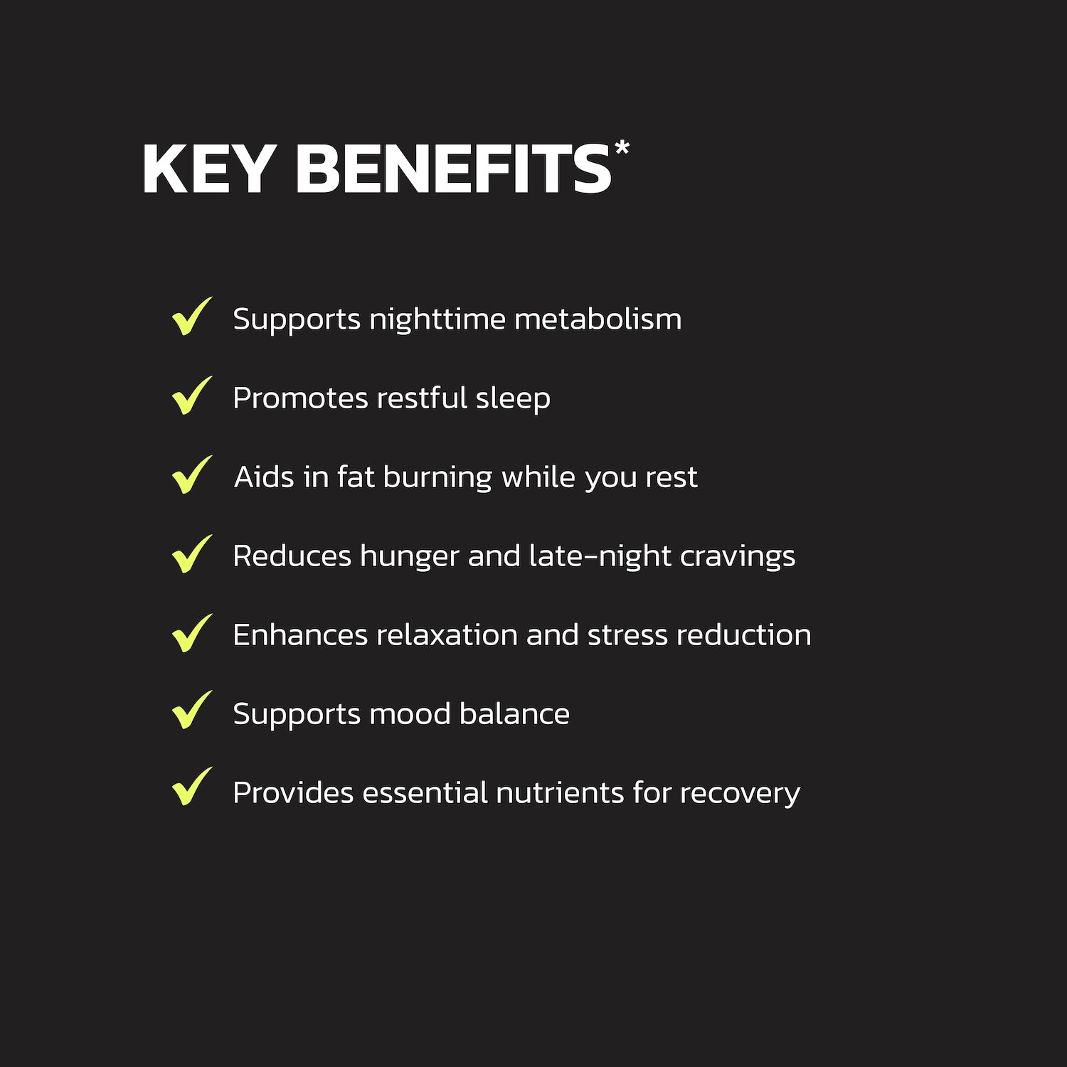 Night Time Fat Burner