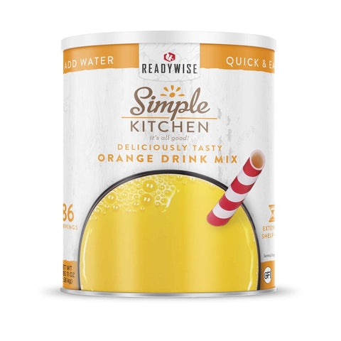 Orange Drink Mix – Freeze-Dried #10 Can – 86 Servings