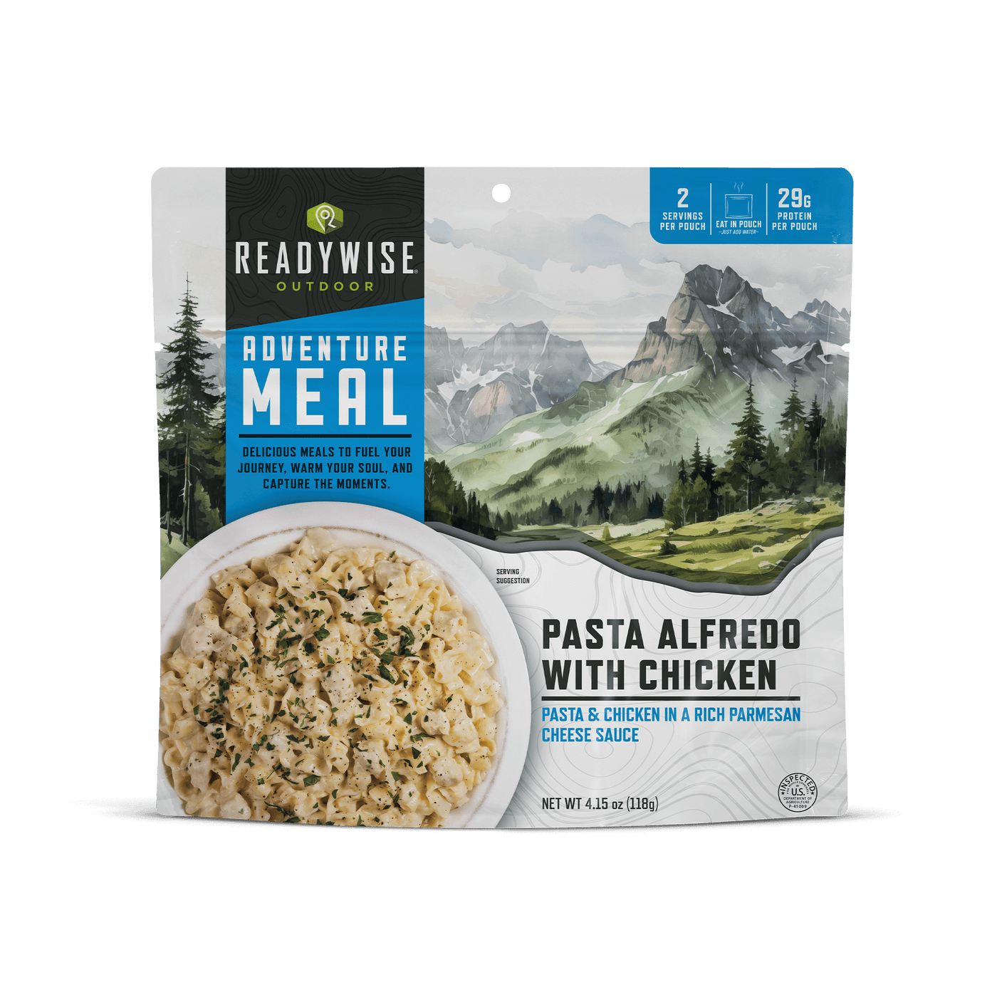 Pasta Alfredo with Chicken Casual Camper – 6 Pack