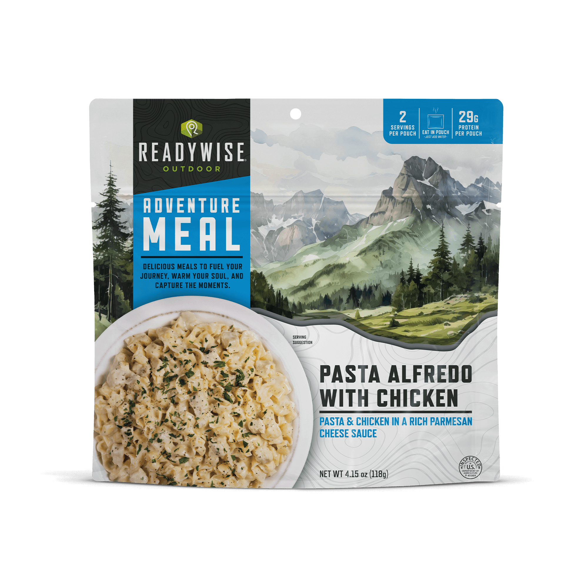 Pasta Alfredo with Chicken Casual Camper – 6 Pack