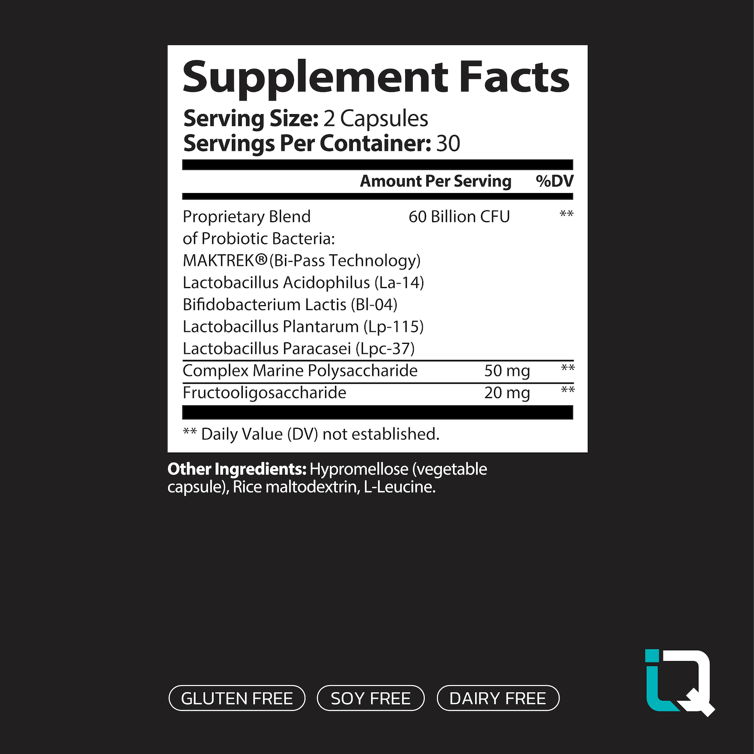 Probiotic 60B With Prebiotic