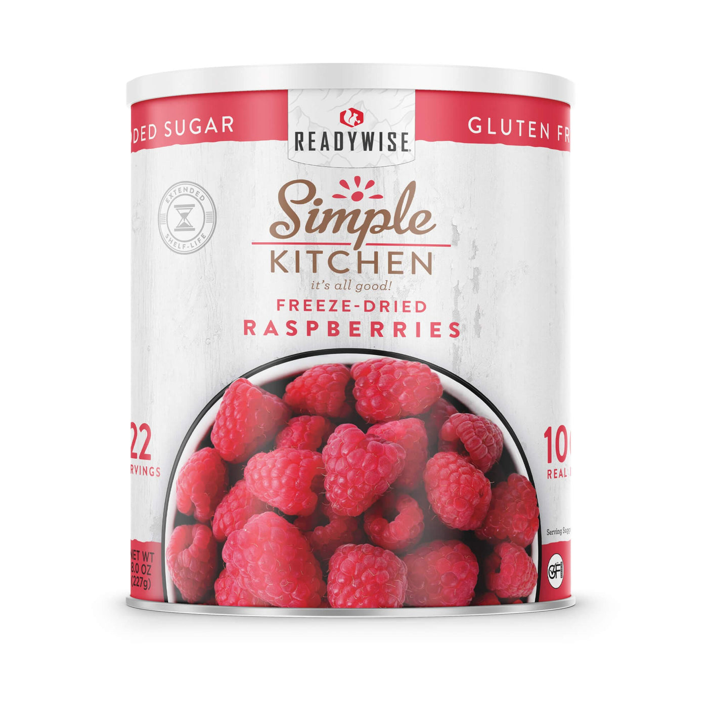 Raspberries – Freeze-Dried #10 Can – 22 Servings