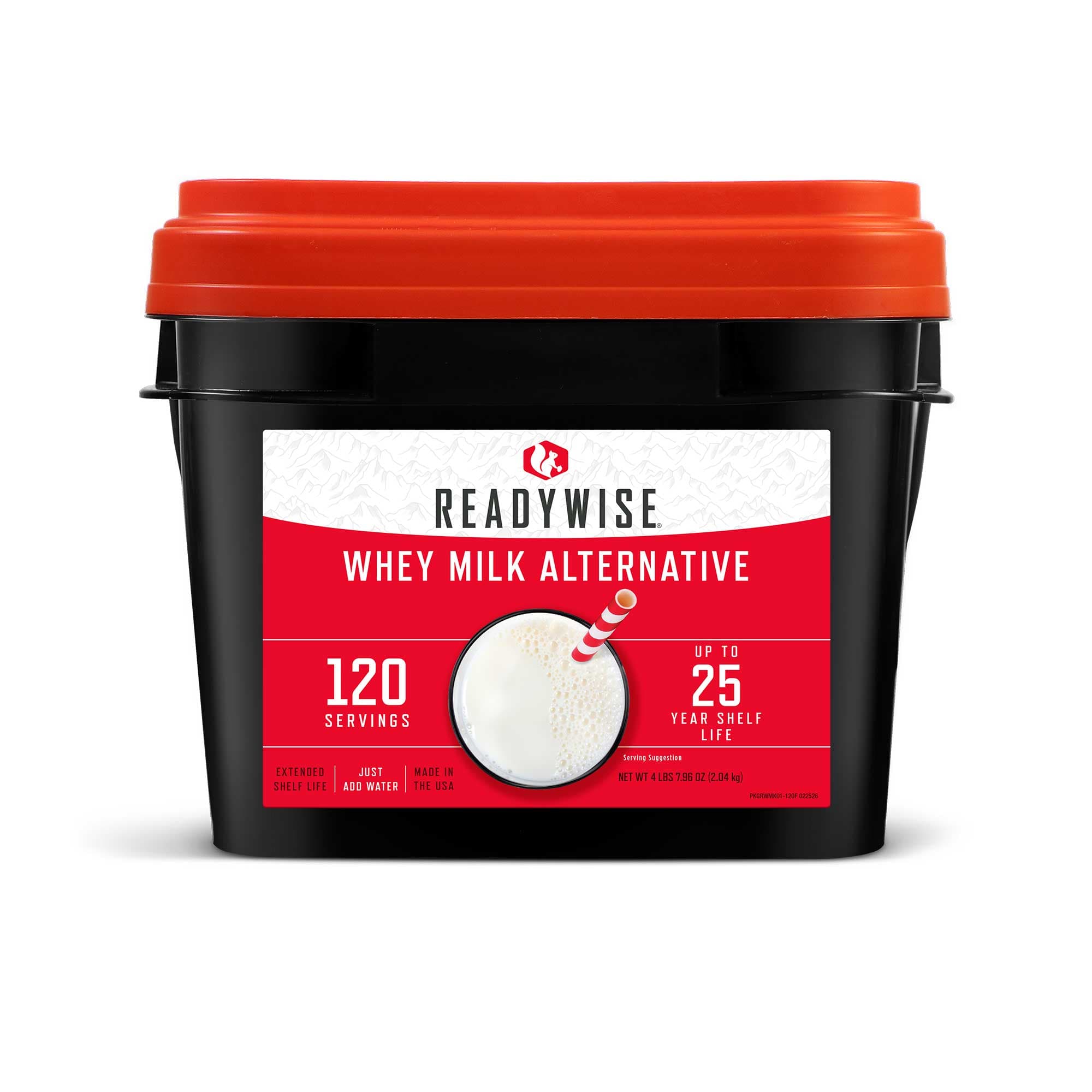 120 Servings Emergency Whey Milk Alternative