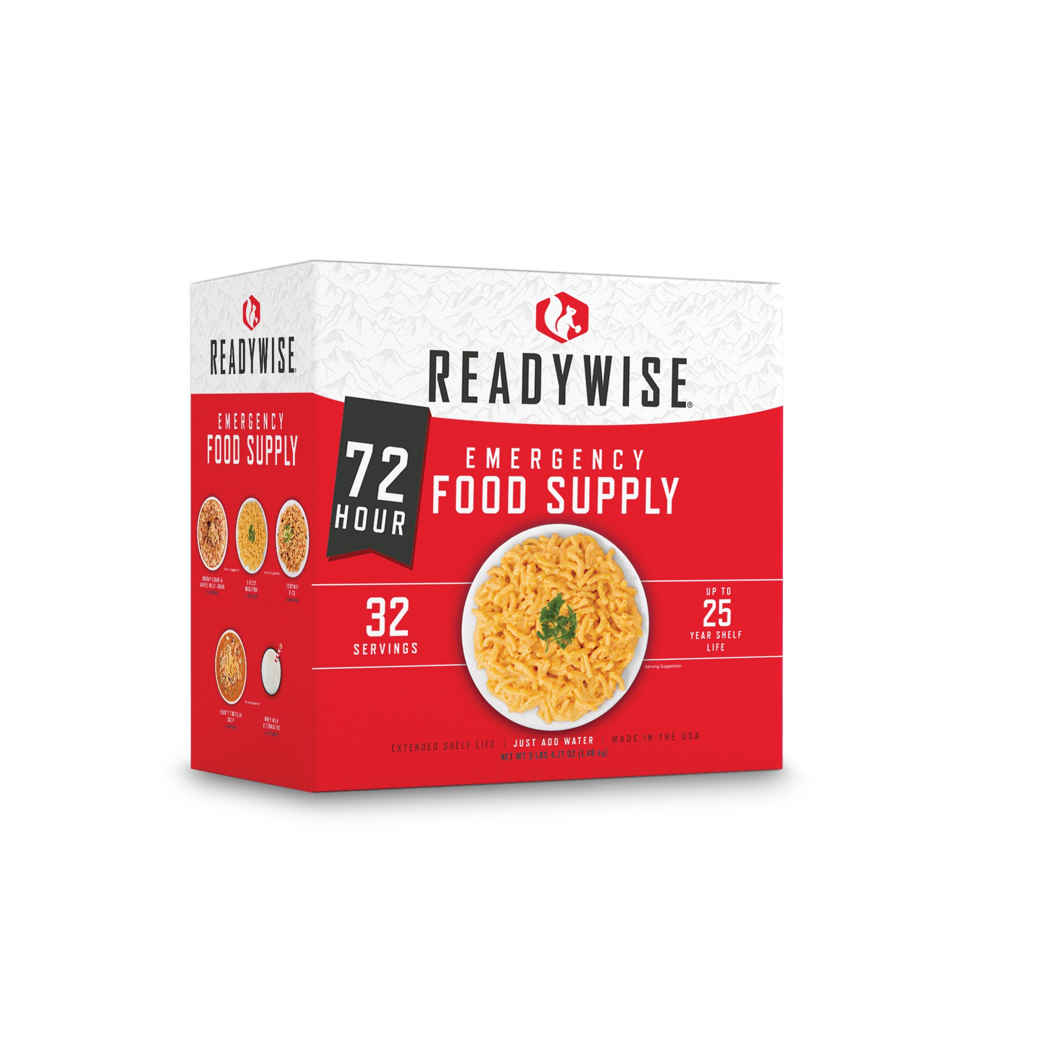 72 Hour Emergency Food and Drink Supply - 30 Servings