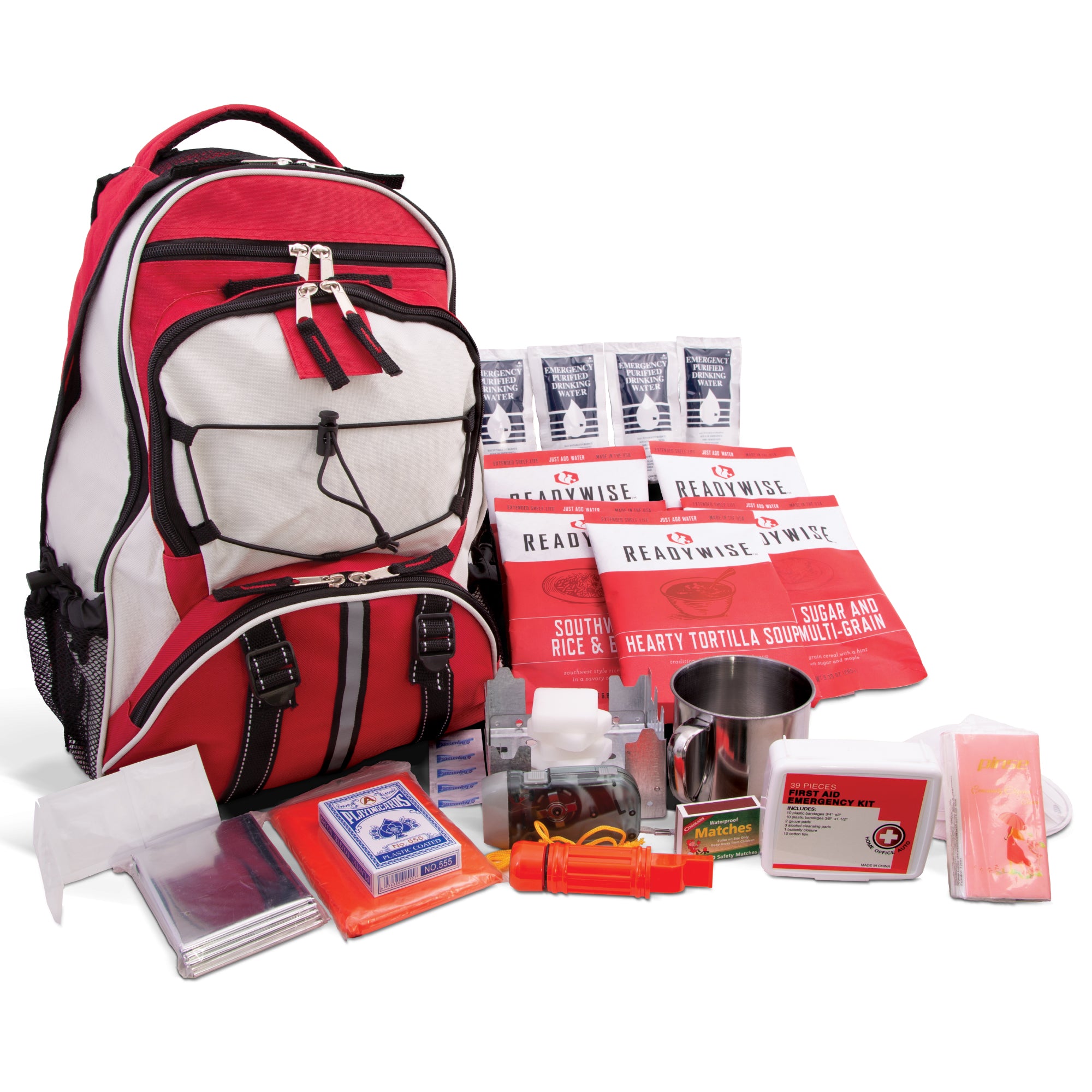64-Piece Survival Backpack