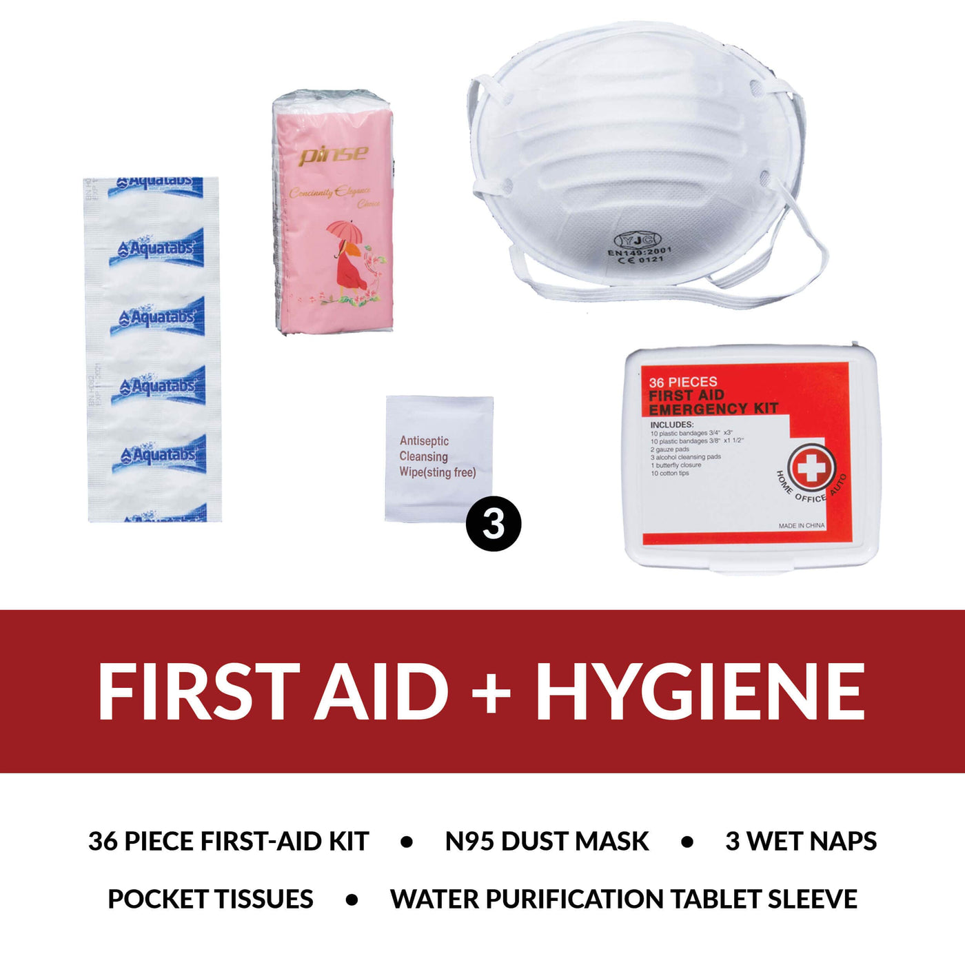 64-Piece Survival Backpack