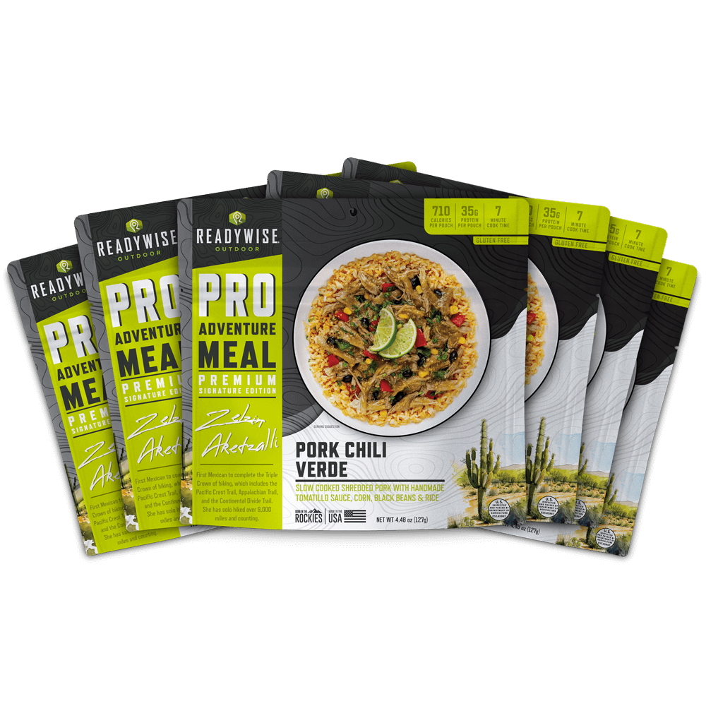 Traditional Pork Chili Verde – Pro Adventure Meal – 6 Pack