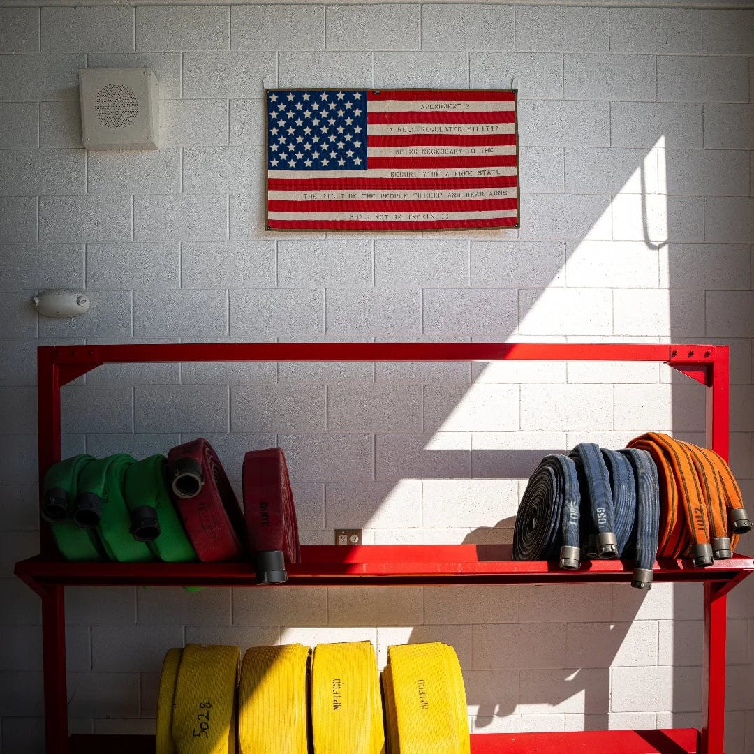 American Flag – Fire Hose – Second Amendment