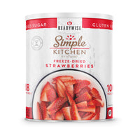 Sliced Strawberries – Freeze-Dried #10 Can – 18 Servings