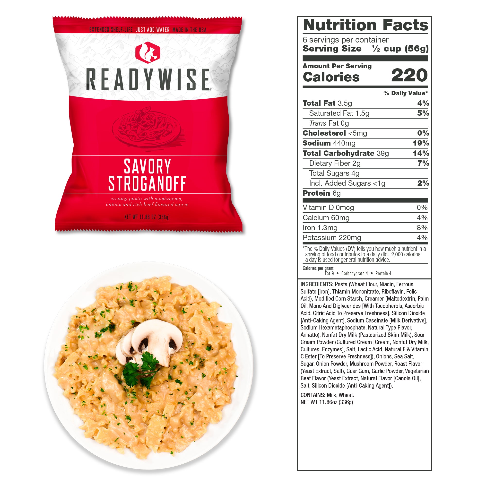ReadyWise 3-Month Emergency Food Reserve – 720 Servings