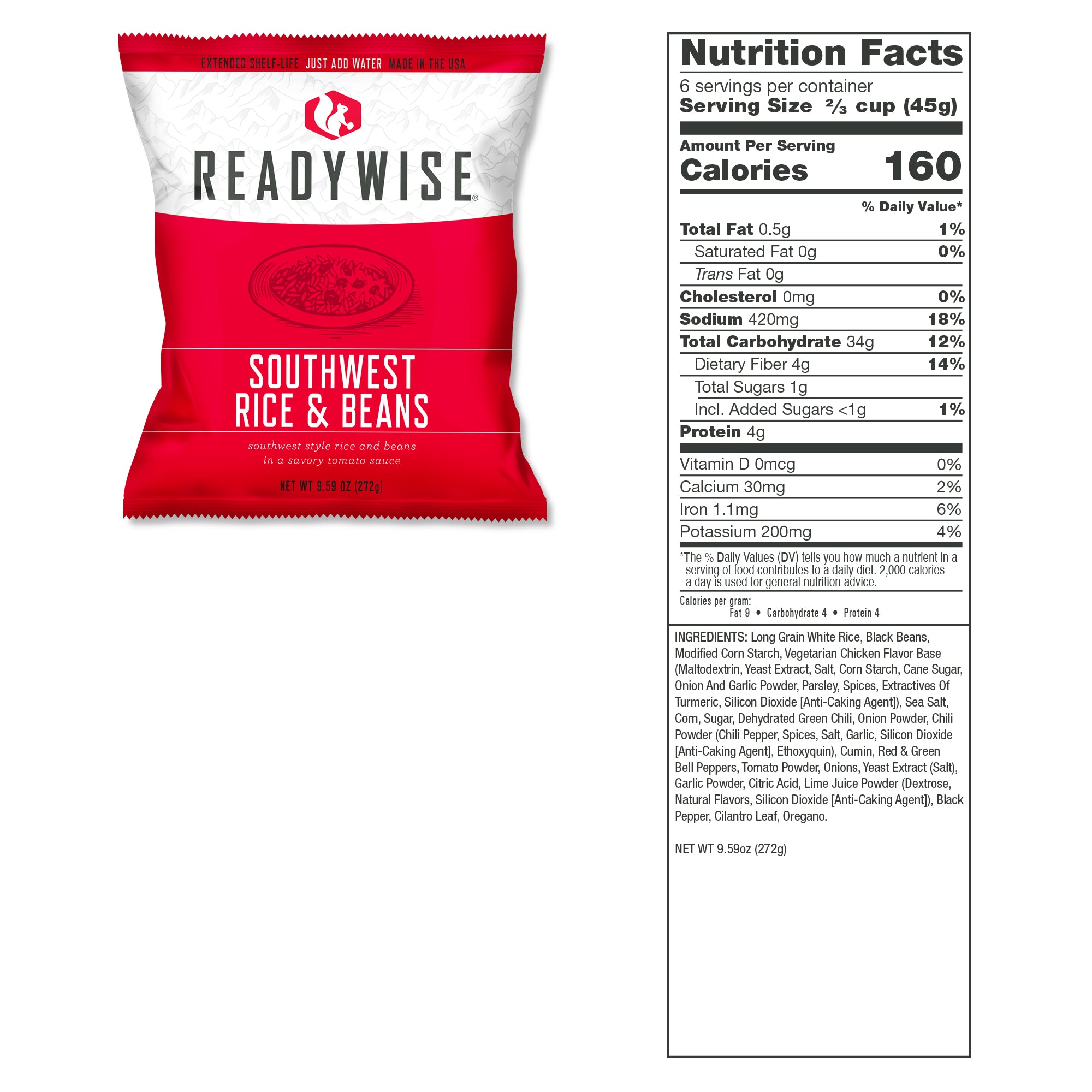 ReadyWise 3-Month Emergency Food Reserve – 720 Servings