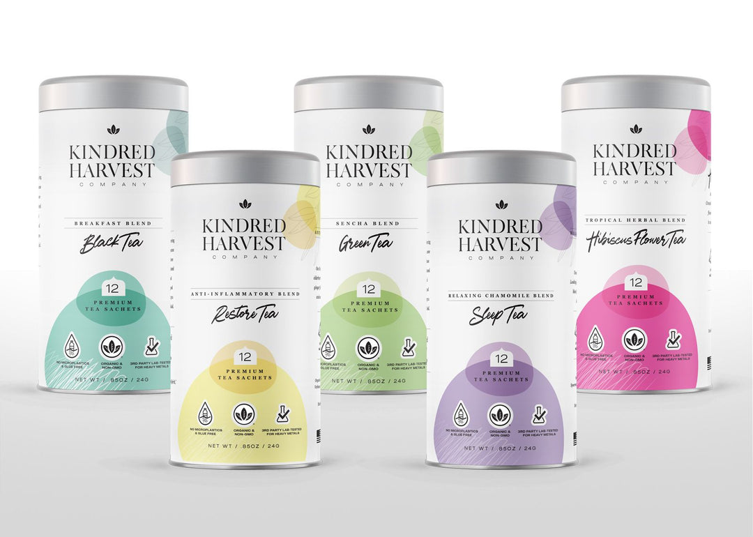 Kindred Harvest Starter Tea Bundle (5 Classic Tins)