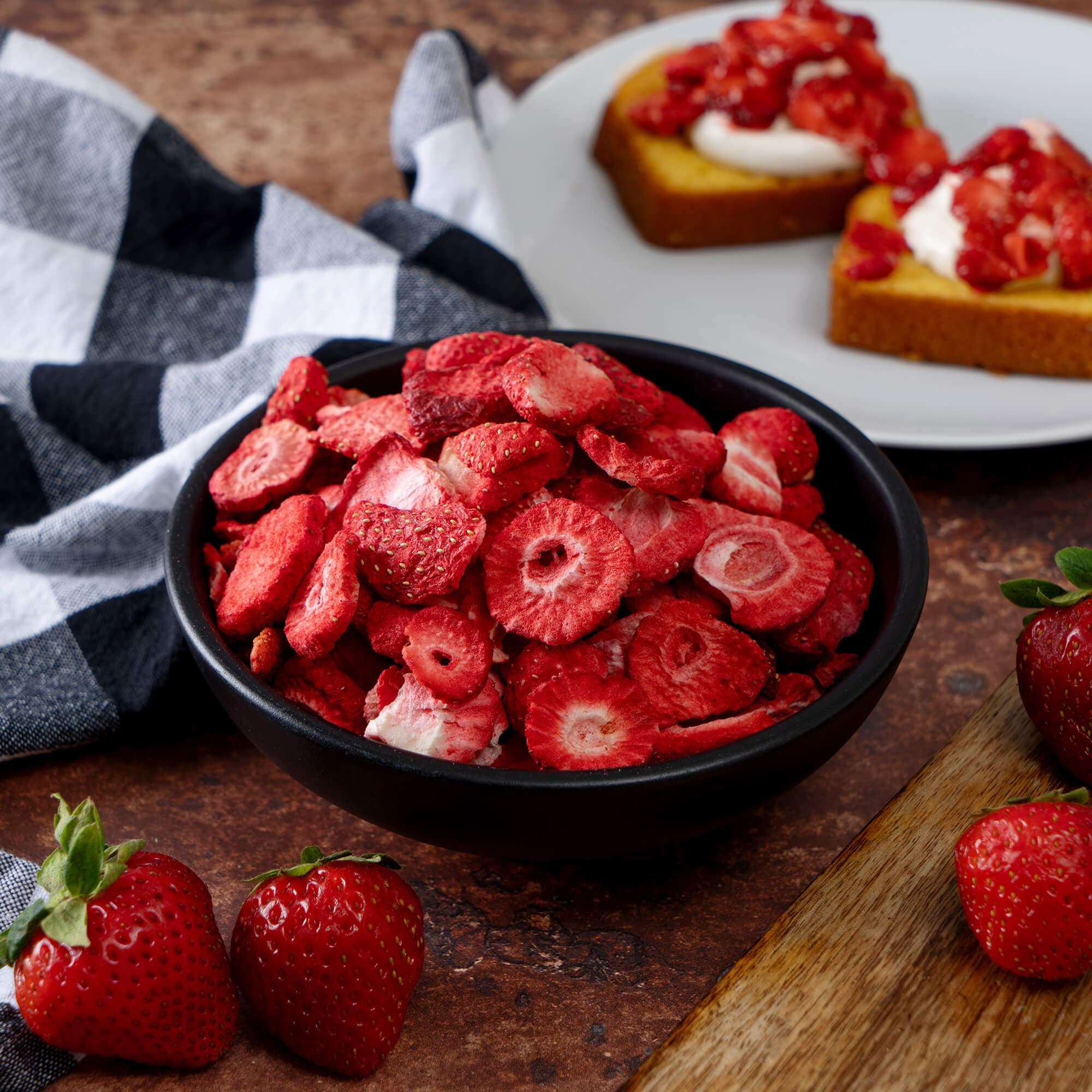 Sliced Strawberries – Freeze-Dried #10 Can – 18 Servings