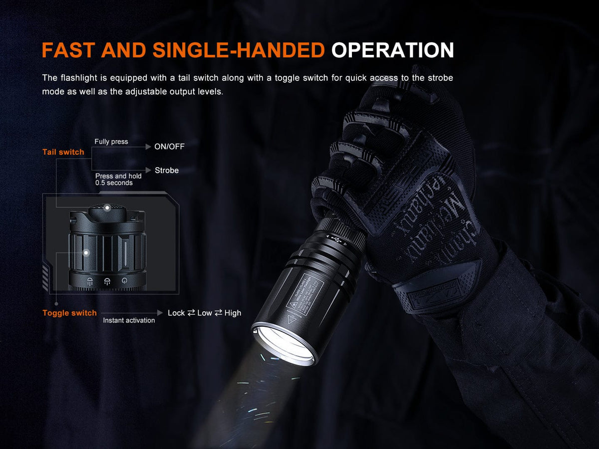 Fenix TK30R Tactical White Laser Rechargeable Flashlight – photo 11 of 20