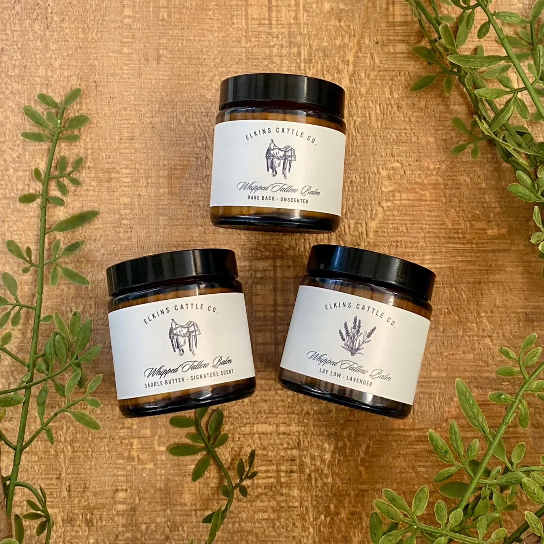 Elkins' Whipped Tallow Balm Trio