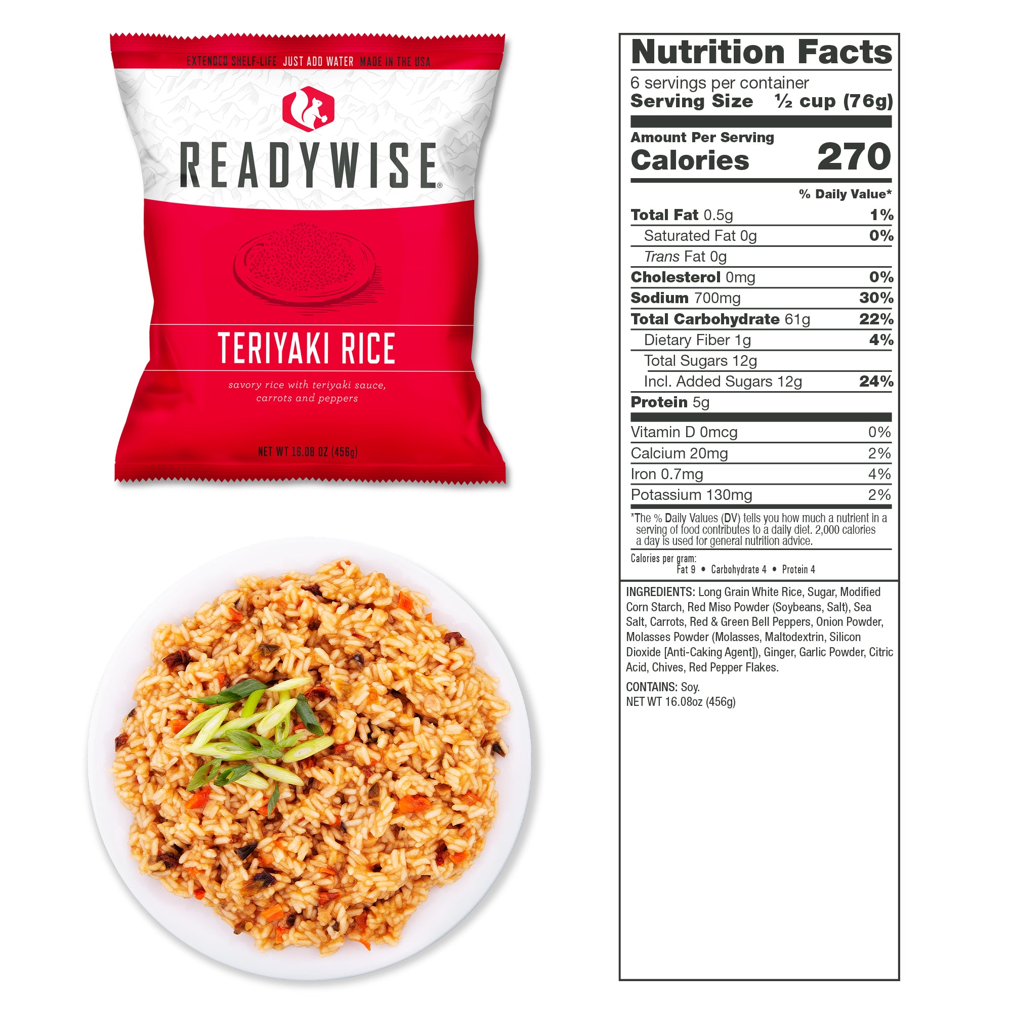 ReadyWise 3-Month Emergency Food Reserve – 720 Servings