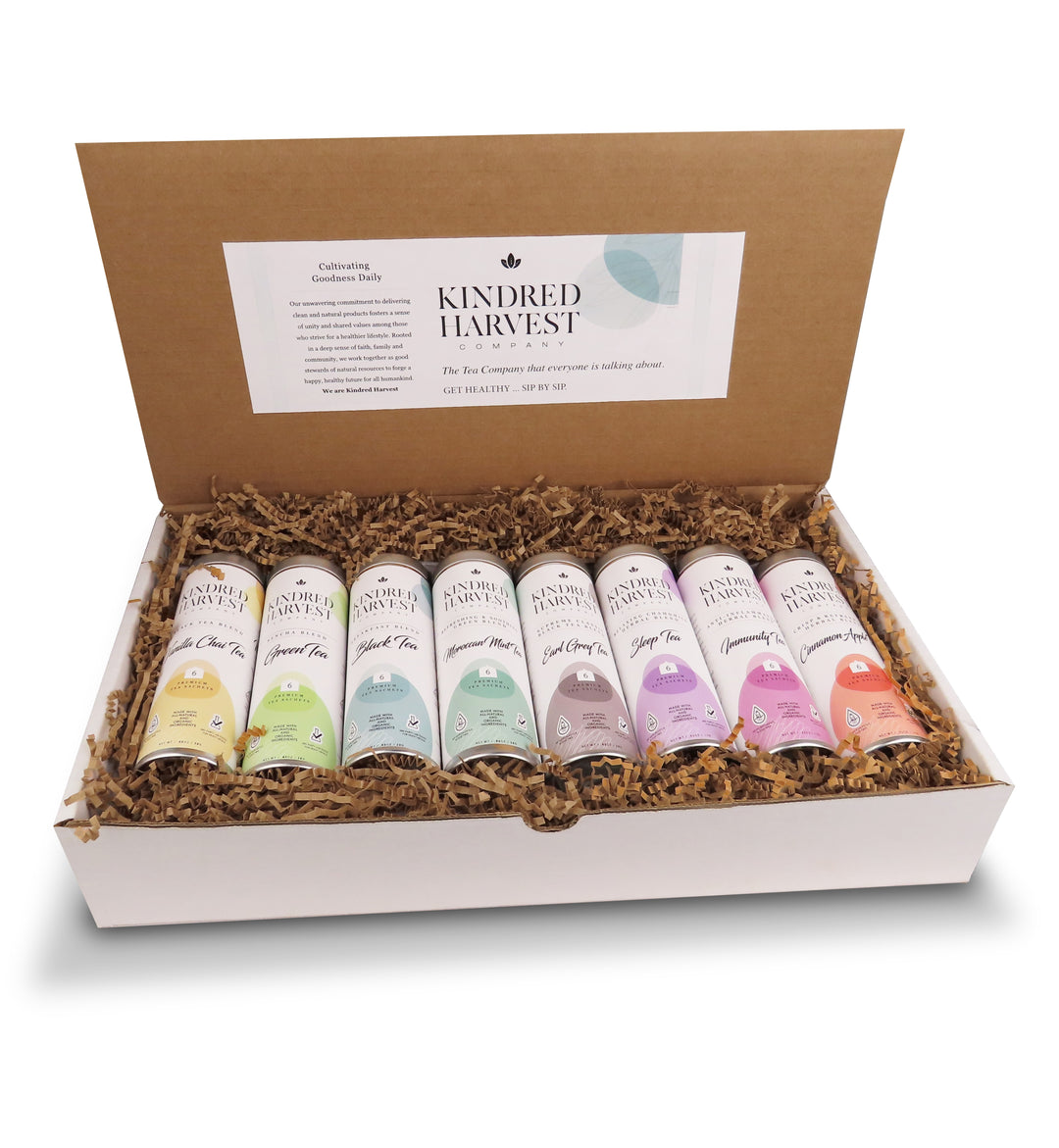 Sample Box -  6-Sachet Sample Tins