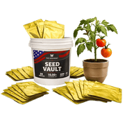 GMO-Free Heirloom Seed Vault - 39 Varieties - 4,500 Seeds