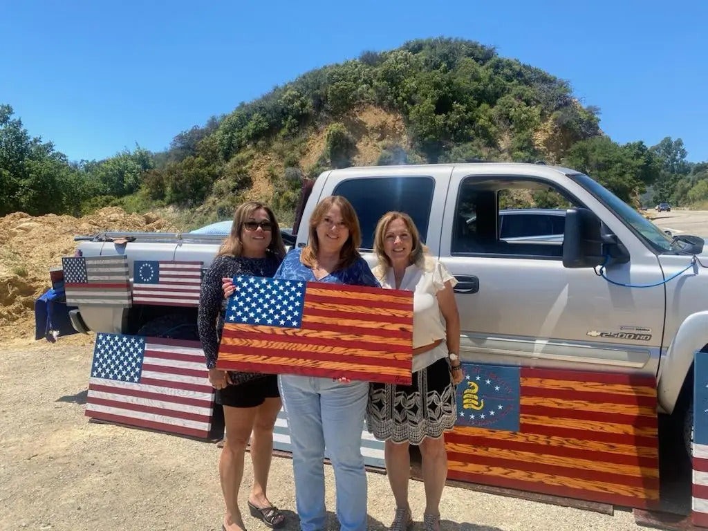 Red White & Blue Custom Flag