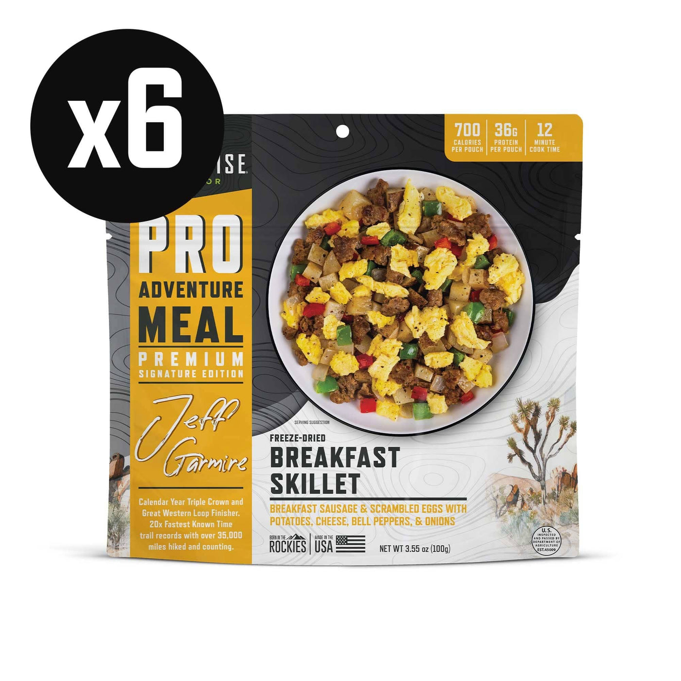 Breakfast Skillet – Pro Adventure Meal – 6 Pack