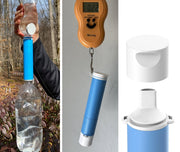 1 Micron Water Filter Straw - Removes 99.99% Of Bacteria (6-Pack)